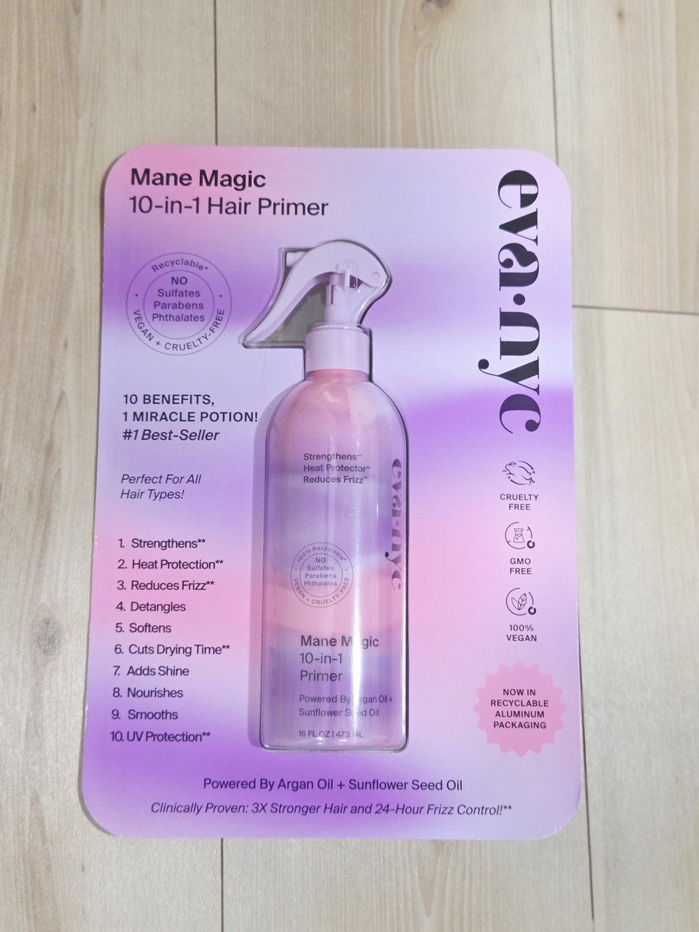 EVA•NYC Mane Magic 10-in-1 Hair Primer - Pink
